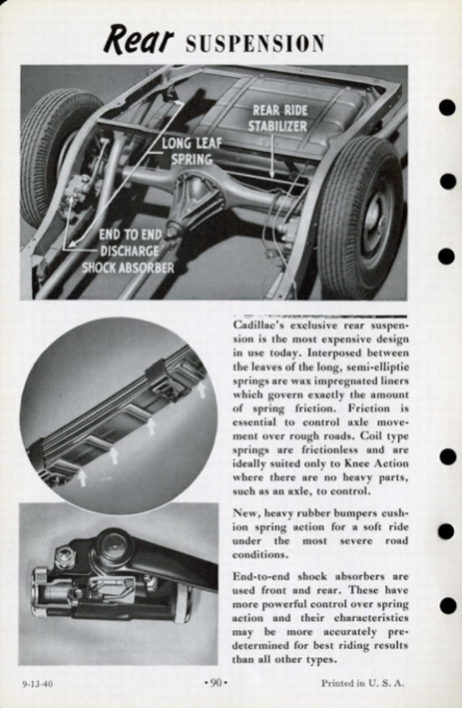 1941 Cadillac Salesmans Data Book Page 82